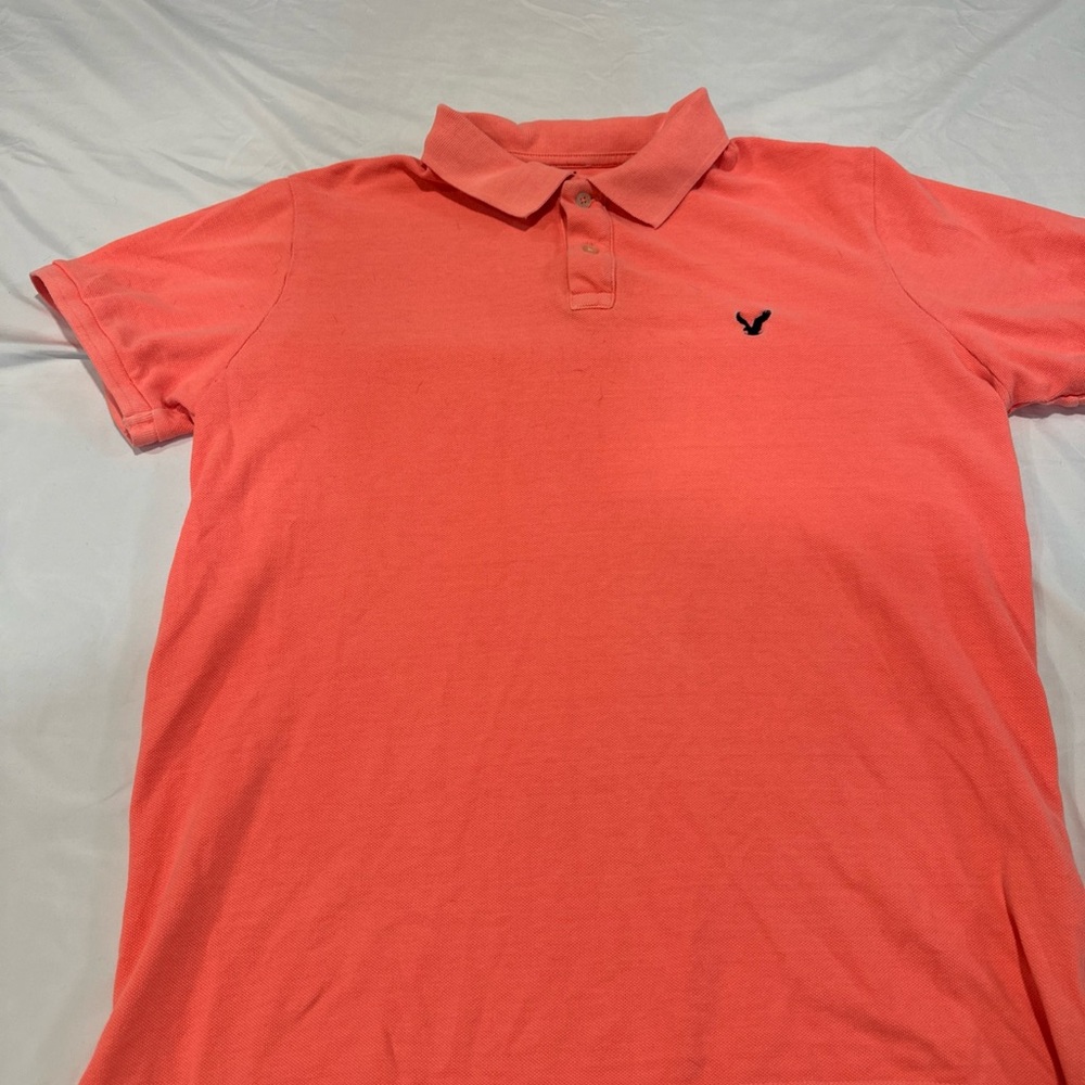 American Eagle Outfitters Coral Polo